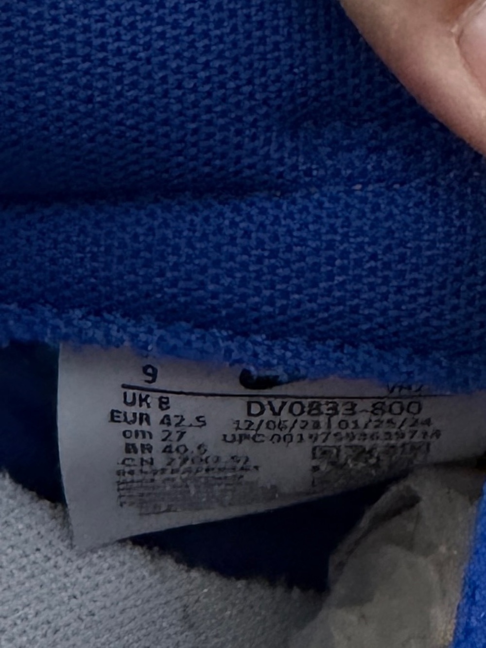 Nike Low-Top Sneakers in Blue and Orange Knicks - Picture 2 of 5